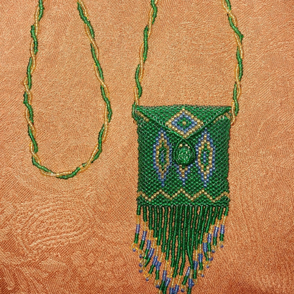 Beaded Satchel - Mini